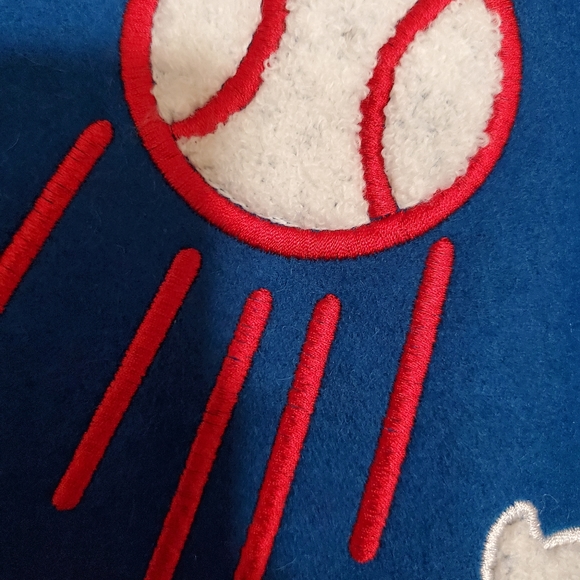 DODGERS LEATHER AND WOOL REVERSIBLE JACKET - Picture 4 of 16